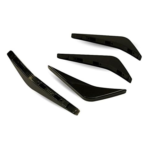 ACS Composite Rear Diffuser/Valance Fins ABS Plastic Injection for C7 Corvette Stingray Grand Sport and Z06 (Two (2) Per Tunnel (4 Total), Carbon Flash Metallic Black (Matches Rear Diffuser)) Cover