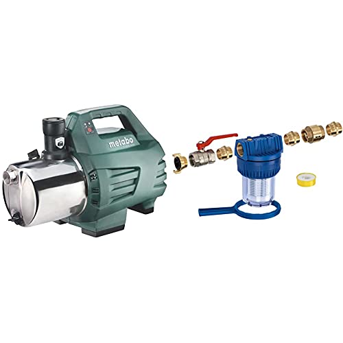 Metabo Gartenpumpe P 6000 Inox & 903061260 Pumpenmontageset MSS 310-HWA/P