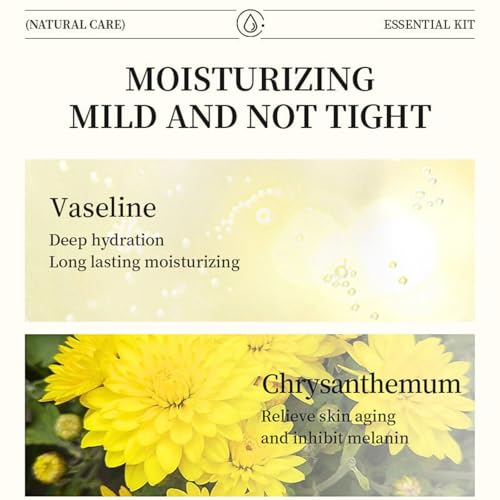 Skin Care Kit Mothers Day Gift- Skin Care Set Chrysanthemum - Skin Care Routine Kit for All Skin Types Moisturizing Soothing Anti-Aging - Skincare Gift Set Women Mom Birthday Gifts(5pcs) - Image 6