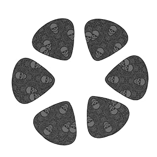 Médiators Guitare 12-Pack Crâne Fond Médiators Guitare Électrique Guitare Acoustique Diverses Guitares - Les Beatles, Paul McCartney, John Lennon, RIngo Starr, George Harrison