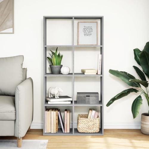 vidaXL Room Divider Bookcase — The Space‑Saver Your Small Flat Needs 3 vidaXL 8-Cube Grey Sonoma Room Divider