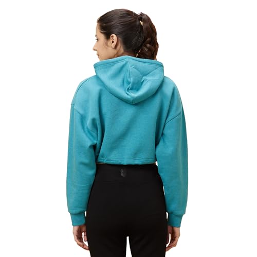 Image of Being Human Red Easy Fit Long Sleeves Detachable Women's Hoodie Clothing
