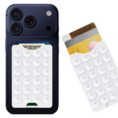 Suction Phone Card Holder with 3M Adhesive