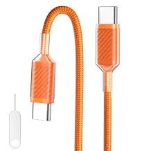 Jelanry 3.3FT USB C to USB C Charging Cable for Apple iPhone Air 17 16e 15 Pro Max, 3A 60W Nylon Braided Fast Charger USB/Type C to C Charging Cord Wire for MacBook/iPad Pro/Air for Google Pixel 10a