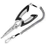Booms Fishing H01 Pince de Pêche à Multi-Fonction Ciseaux en Acier Inoxydable