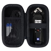 Lebakort Hart Schutz Hülle Etui Tasche für Zoom H1n Tragbarer 2-Spur-USB-Recorder/Zoom H1essential 32-Bit Handy Recorder