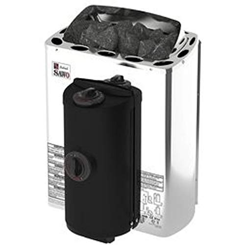 Harvia Saunakachel Sawo Mini X staal 3,6 kW | regeleenheid: ingebouwd - Afbeelding 4