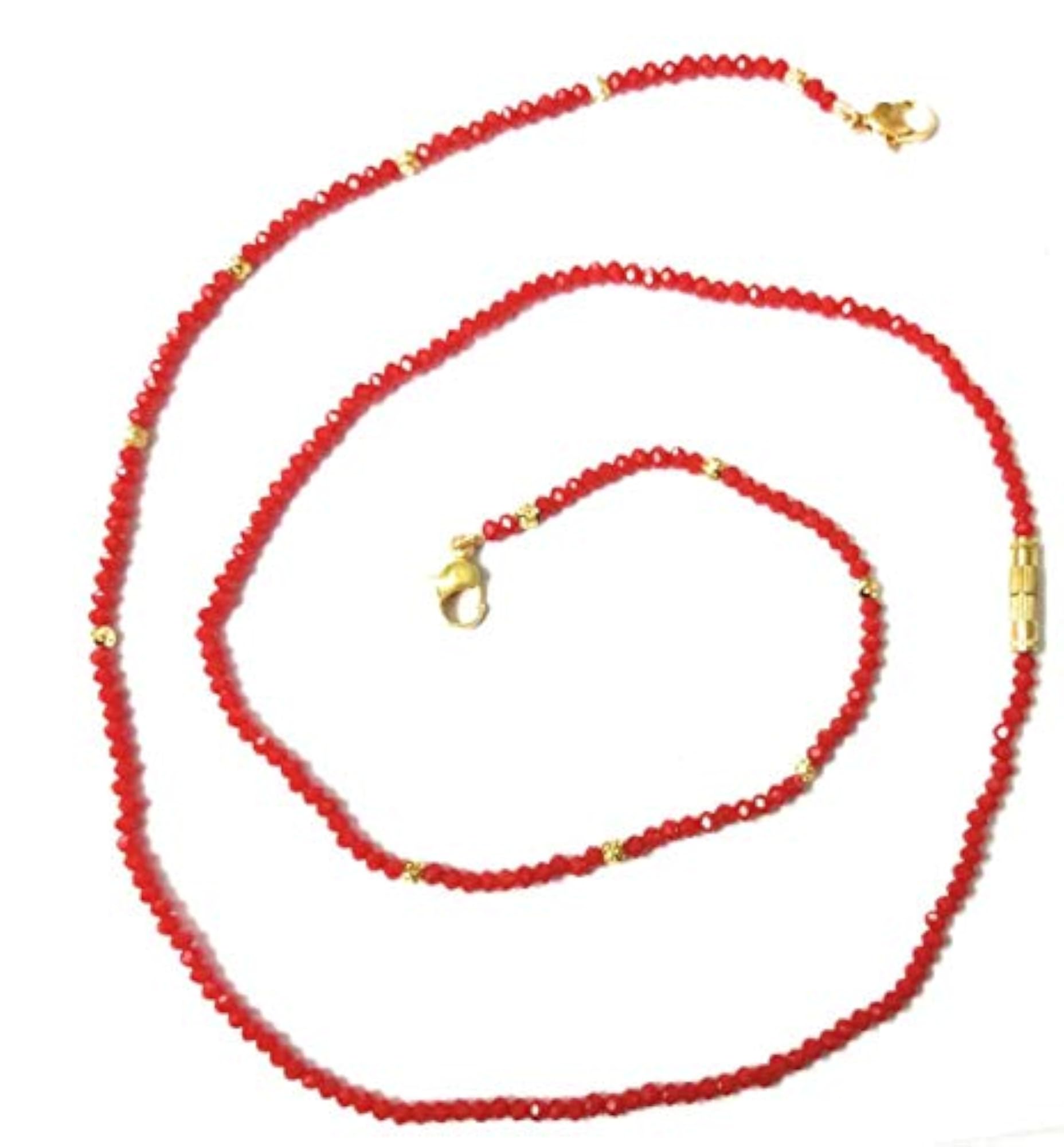 Women's Traditional Gold Plated Copper Brass Tanmaniya Chain