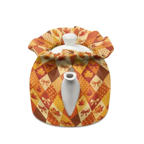 Image of Insulated Tea Pot Cover for Teapots Insulation and Keep Tea Warm | Well Crafted Insulated Tea Pot Cover Provides Stable Insulation Efficiently Keeps Tea Warm Lightweight and Simple to Install