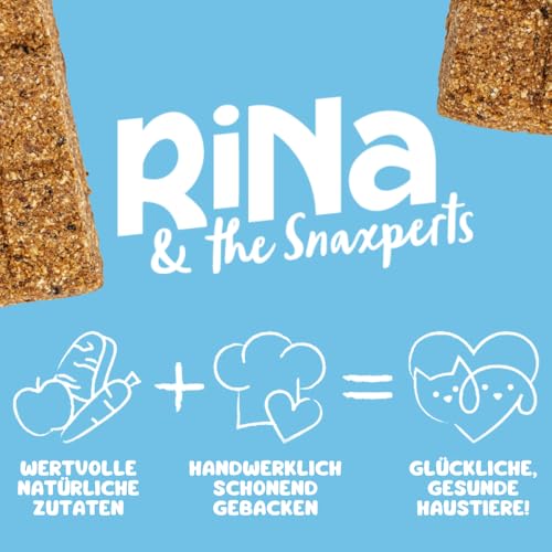 RiNa`s Hundepizza Frutti di Mare mit Thunfisch, Sardine & Riesengarnelen - glutenfrei, proteinreich & ofengebacken - Gesunder Hundesnack für besondere Momente (200 g)