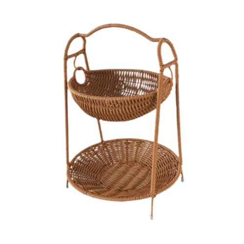 Cestas de frutas para cafetería y soporte de almacenamiento de niveles para hostelería 5