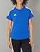 adidas Women's Hi Low Jersey Short Sleeve, Team Royal Blue/White, XX-Small