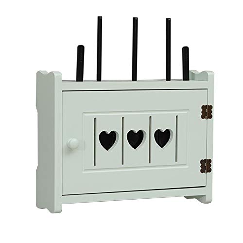 WiFi Router Storage Box Holz Router Regal WLAN Router Aufbewahrungsbox Wand Kabel Verstecken Box Kabelmanagement BoxG