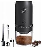 Proctor Silex Electric Coffee Grinder | Portable Electric Dry Spice, Masala, Beans Crusher Machine for Home, Small Multifunctional Grinder with Conical Burr for Herb & Spices, Mill, Espresso (KMDJ-2A)