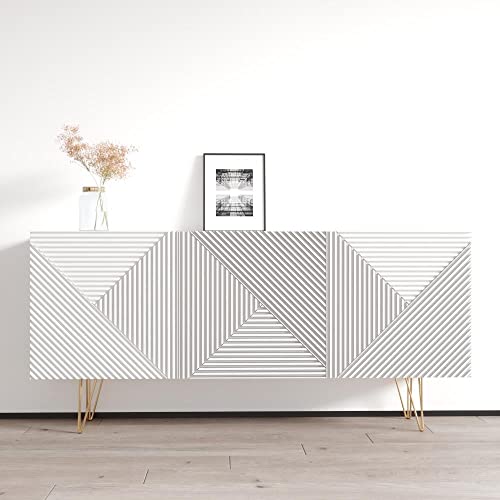 Meble Furniture Giza 3D 63" Sideboard (Black) #TOP3