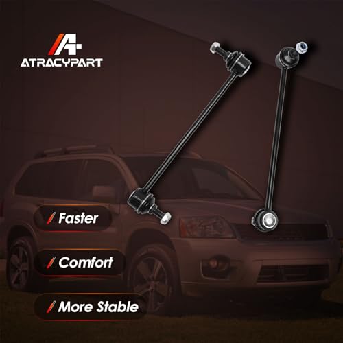K80296 Sway Bar Front Stabilizer End Link 2PCS, Compatible With 04-12 Ford Escape, Fiesta, Ecosport & Mitsubishi Eclipse Endeavor Galant. 05-20 Mazda Tribute, 6, CX-5, CX-9. 01-05 Toyota Rav4
