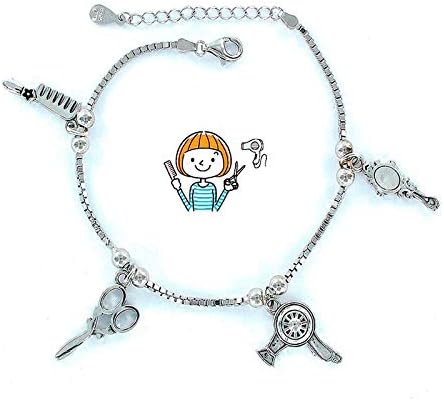 Eres lo mas Peluquera You are The Most Woman Hairdressing Bracelet Silver