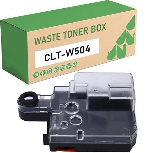 Compatible for Samsung CLT-W504 Waste Toner Box, CLT W504 for CLP-415N 415NW CLX-4195FN 4195FW 4195N SL-C1404W C1454FW C1454N Xpress C1810W C1860FW Printer 1-pack