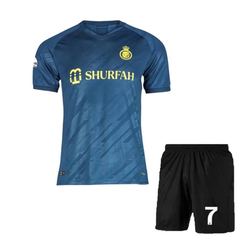 Image of Ronaldo 7 Jersey with Shorts for (Kids,Boys & Men)