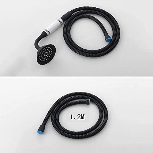 Douche rétro en cuivre ISCBAFYX : votre rituel bien-être avec mitigeur eau chaude froide noir