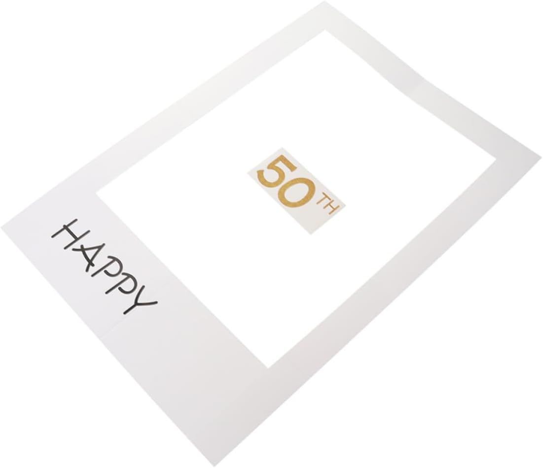 SHOWERORO 2pcs Birthday Photo Props Kit Photo Booth Props for Birthday Party Party Supplies