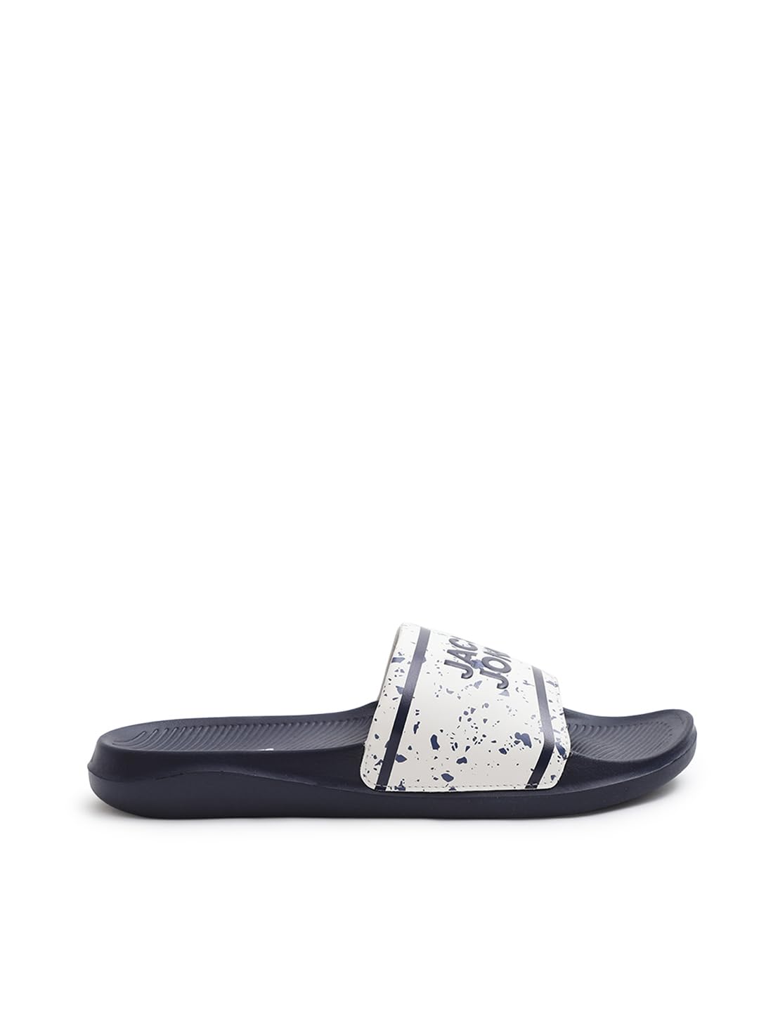 Jack & Jones Navy Blue Logo Print Pool Sliders (B0DCVKCTLC) Amazon Price History, Amazon Price Tracker