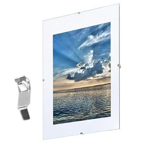 Mein Landhaus - Marco de fotos, marco para certificados, sin marco, cristal normal, vidrio normal, soporte de fotos, MDM acrílico vidrio, 29,7x42 cm (DIN A3)