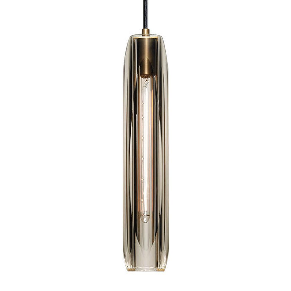 Plafonnier suspendu en verre E14 luminaire minimaliste salon cuisine
