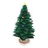 Inf-way Christmas Arts and Crafts Kits for Kids, DIY Hand Decorative Christmas Ornaments Projects for Home Decoration, Handcraft Felt Christmas Tree Gloves Socks for Holiday Party Decor Supplies