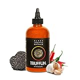 TRUFFLIN TRUFFALO – Gourmet Black Truffle Hot Buffalo Sauce with Cayenne Pepper, Chipotle Peppers,...