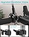 Dosvsi Spin Bike Tablet Holder - Metal Gooseneck Treadmill Tablet Mount, Anti-Shake Elliptical Handlebar Clamp for iPad Pro 13 12.9 Mini Air, Tab, Z Fold, 4-13