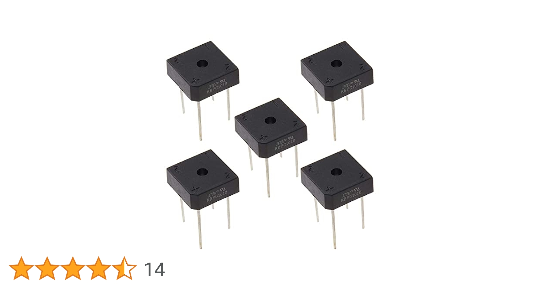 Amazon.co.jp: PENGLIN 5個 KBPC1010 ブリッジ整流器 ブリッジ