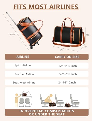 BSAKG 3-in-1 Convertible Duffle Bag