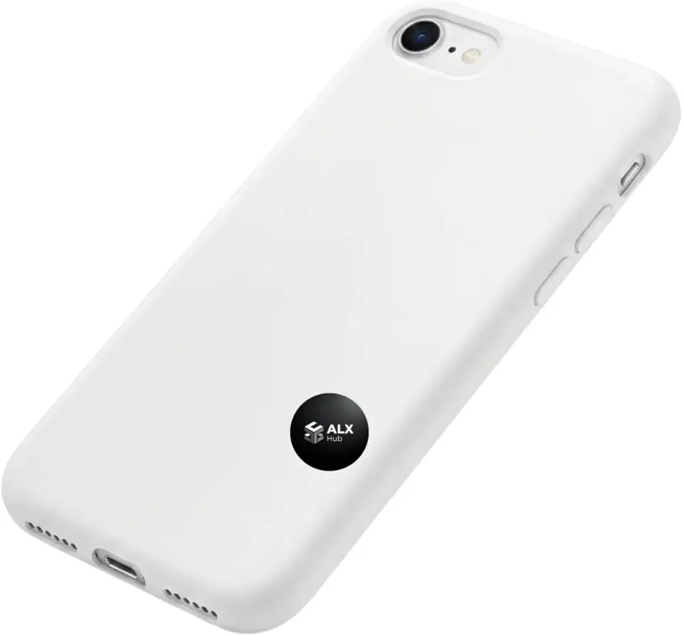 Capa Capinha Para iPhone 7/8 / SE 2020 e 2022 Case Silicone Aveludada Premium Slim (BRANCO)
