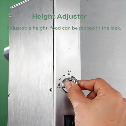 Automatic Potato Peeler Machine, Electric Stainless Steel Blade, Adjustable Thickness 3-10Mm, Quick 5S Completion, Uniform Cutting Height