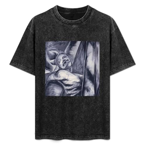 THERULER Screaming Trees Mens T-Shirt Casual Black Tee Cotton Graphic Unisex Shirts L