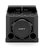 Sony GTK-PG10 Portable Bluetooth Speaker: Wireless Indoor / Outdoor Bluetooth Speakers - Compact Party Stereo System with Cup Holders - Travel Speaker with FM Radio Tuner, Microphone Jack, USB Port