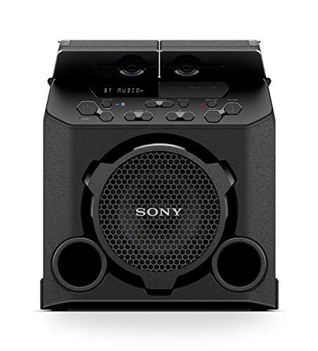 Sony GTK-PG10 Portable Bluetooth Speaker: Wireless Indoor / Outdoor Bluetooth Speakers - Compact Party Stereo System with Cup Holders - Travel Speaker with FM Radio Tuner, Microphone Jack, USB Port