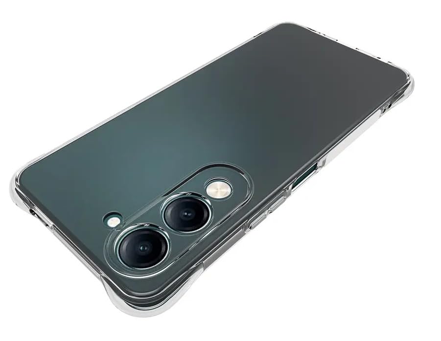 Image of Compatible for [ iQOO Z10 Lite ] Bumper Back Case Cover for [ iQOO Z10 Lite ] - Transparent