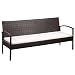 Produktbild Festnight- Garten 3-Sitzer-Sofa aus Polyrattan | Gartensofa Gartenmöbel Sofa Rattansofa | für Garten oder Terrasse 158 x 58 x 72 cm Braun und Cremeweiß