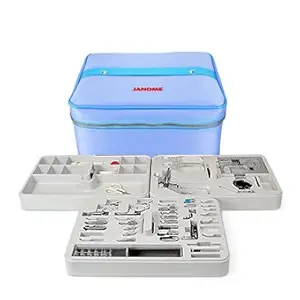 Janome 9mm Foot Accessory Storage Case - Blue