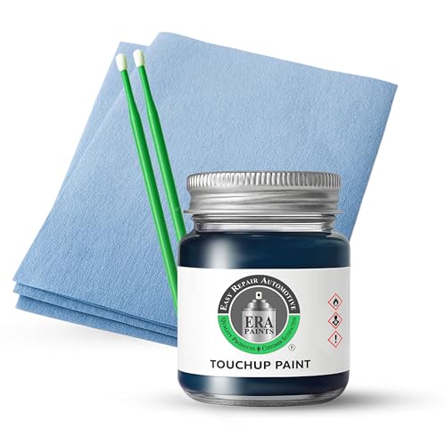 ERA Paints - 890/5890 - Cavansite Blue Metallic for MERCEDES-BENZ Exact OEM Color Match Automotive Touch Up Paint for Cars - Scratch & Chip Repair for Metal & Plastic - Basic Kit - Made in USA