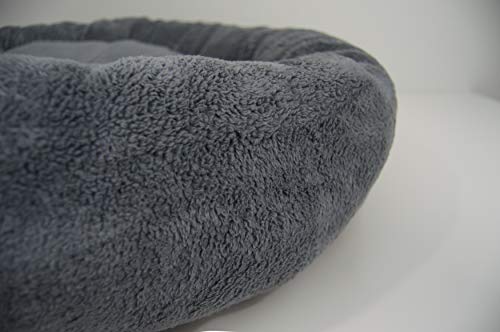 Bessie And Barnie Snuggle Dog Bed - Extra Plush Fabric Dog Bean Bag Bed - Reversible Circle Dog Bed - Machine Washable Donut Dog Bed - Calming Dog Bed - Multiple Sizes & Colors Available #TOP4