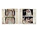 Pioneer DA200FDR Fabric Diamond Ribbon Wedding Photo Album, Holds 200 4x6
