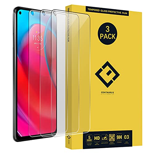CE CENTAURUS ELECTRONICS 3 Pack Screen Protector for Moto G Stylus 5G XT2131 XT2131DL XT2131-1 XT2131-3 XT2131-4 Anti-Scratch H9 Hardness Full Coverage Tempered Glass Protective Film