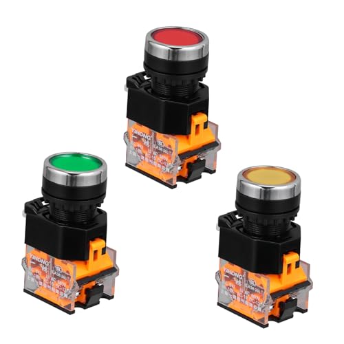 Bouton poussoir momentané Healvian lot 9 pièces pour circuit électronique et panneau