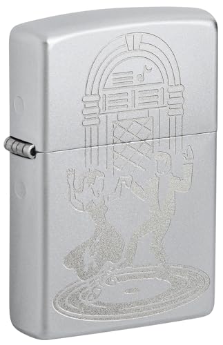 Encendedor Zippo Vintage Dance Satin Chrome miniatura 1