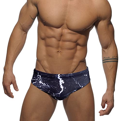Faringoto Bañador para hombre Beach Vacation Surf Swimwear Skinny Briefs, 10063, L Cover