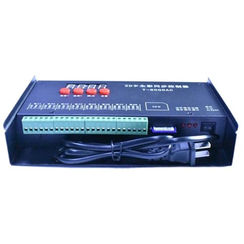 Contrôleur Polychrome T-8000AC carte SD boîtier étanche animation point LED - 2