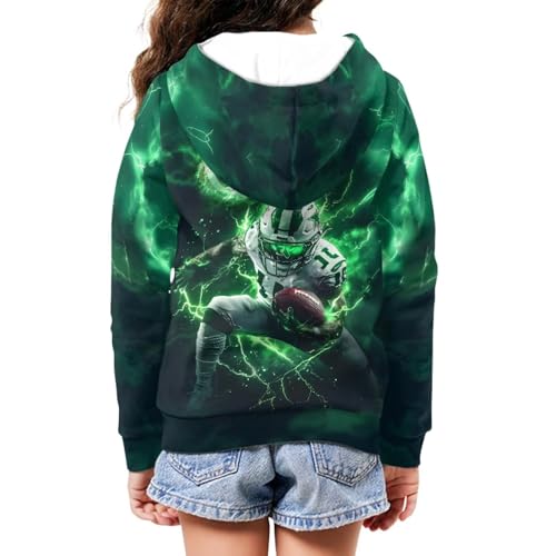 Image of Biyejit Kids Novelty 3D Graphic Printed Hooded Sweatshirt